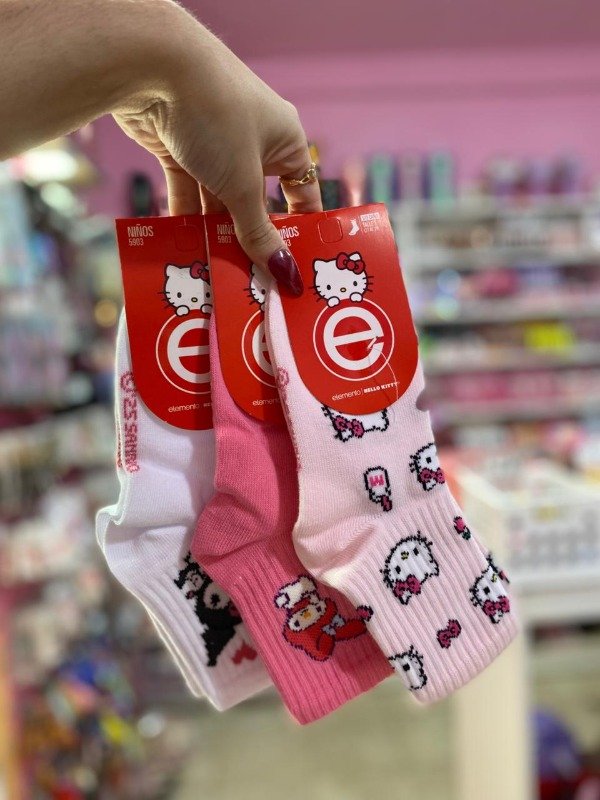 Producto - MEDIAS 1/3 CAÑA ELEMENTO SANRIO COD 404783