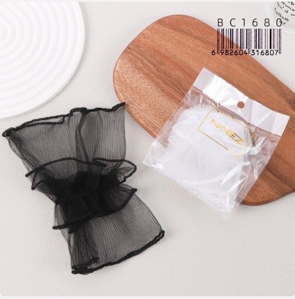 Producto - Manga de tul blanca o negra (x unidad)