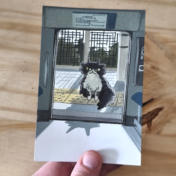 Producto - postal tren