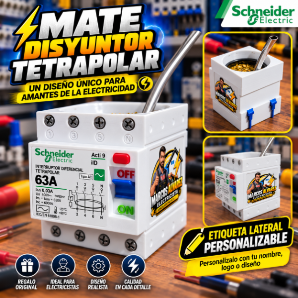 Producto - Mate disyuntor tetrapolar