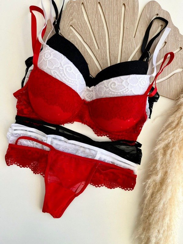 Producto - Conjunto C/Aro Encaje Luxury - COD 4501