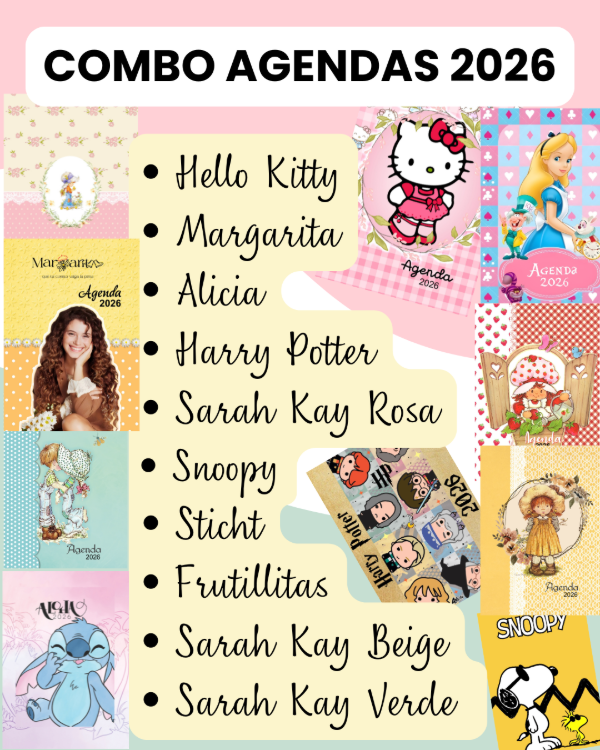 Producto - COMBO Agendas 2026