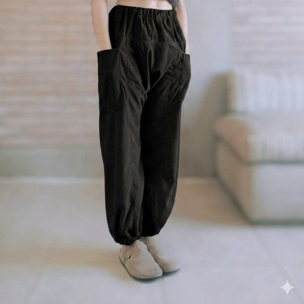 Producto - Shiwa Corderoy Negro PRE VENTA