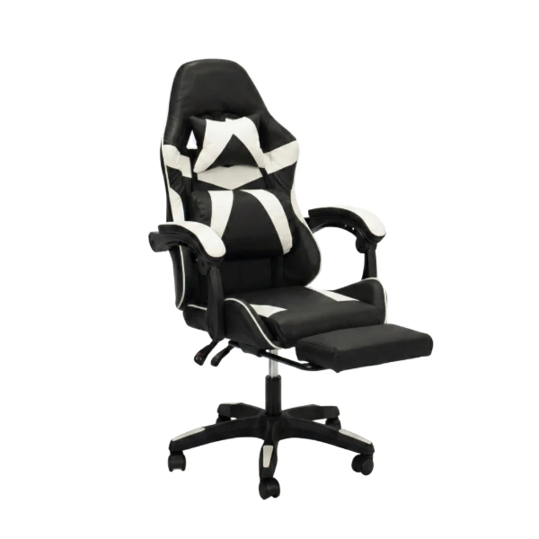 Producto - Silla gamer -apoyabrazos acolchonados -5 ruedas -respaldo alto -reclinable TILT
