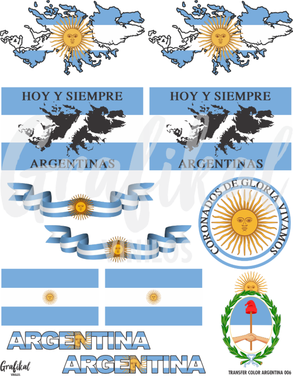 Producto - Transfer Color Argentina 006