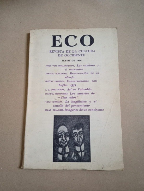 Producto - Eco #109 - Von Hofmannsthal Volkening Janouch Borda - Mayo 1969