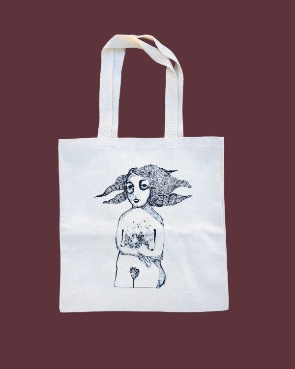Producto - Bolsa de tela TENGO UN JARDÍN EN EL PECHO 2
