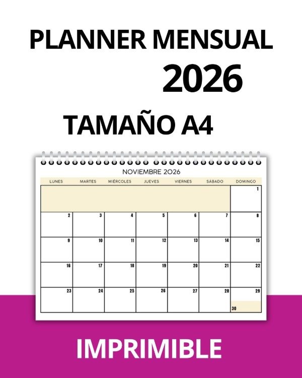 Producto - Planner mensual  2026