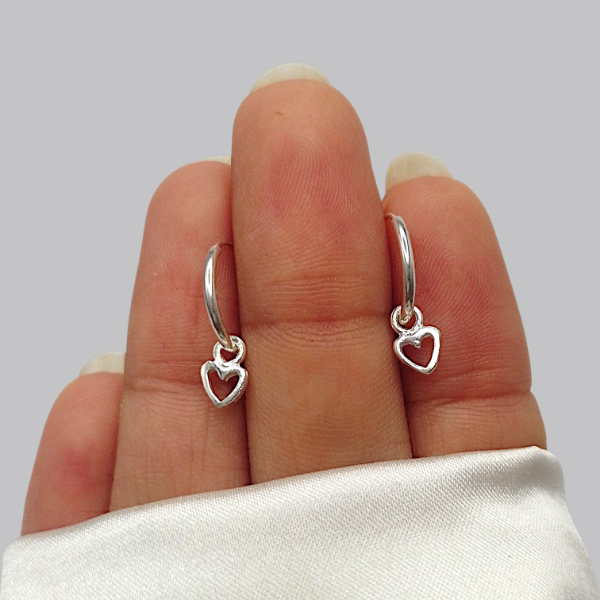 Producto - Argollas dije corazón calado 1,2cm PL 300131