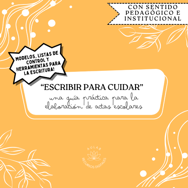 Producto - "ESCRIBIR PARA CUIDAR"