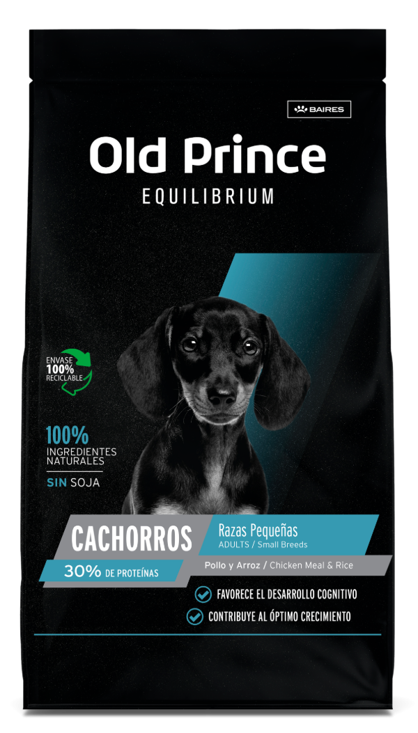 Producto - OLD PRINCE Equilibrium Puppy Small x 3 kg