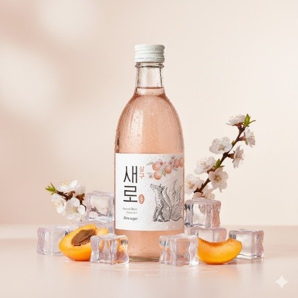 Producto - Soju Saero Sabor Damasco - Zero Sugar