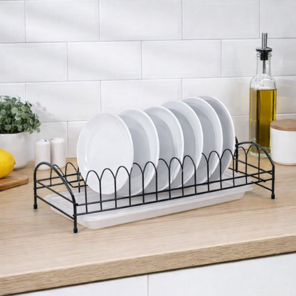 Producto - Escurridor de platos alambre negro