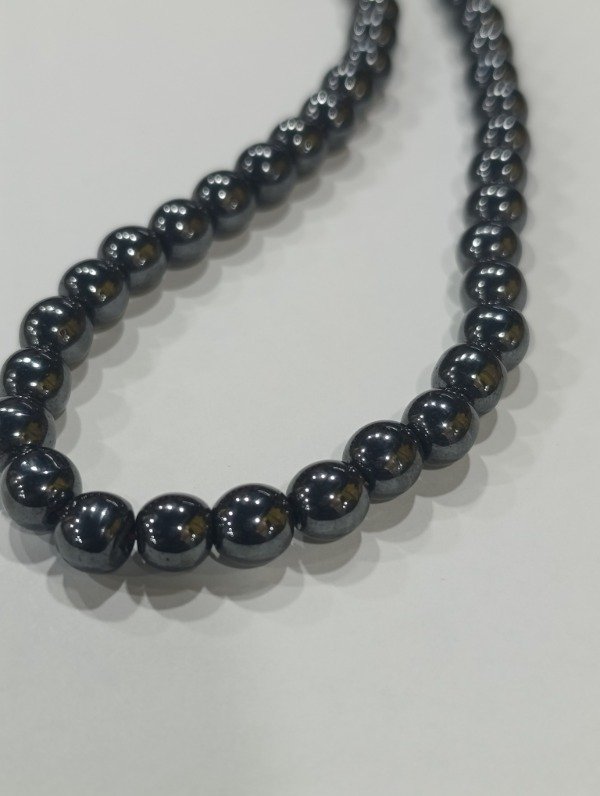 Producto - Tira de piedra Hematite de 8 mm