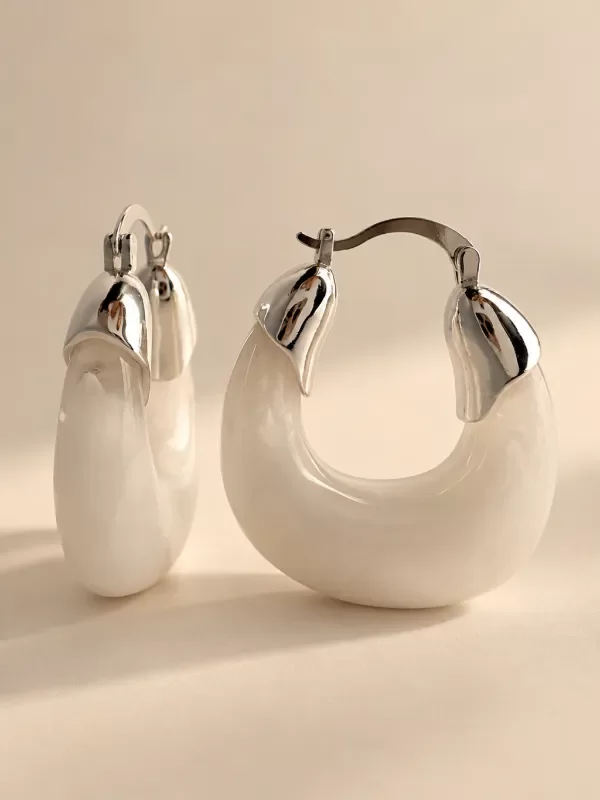 Producto - Argollas Carey Blanco - 1