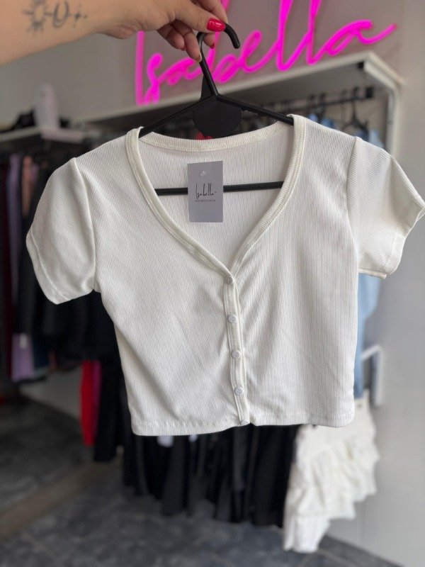 Producto - Remera Baby tee botones