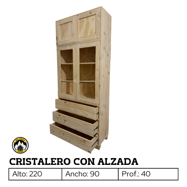 Producto - CRISTALERO CON ALZADA - 0