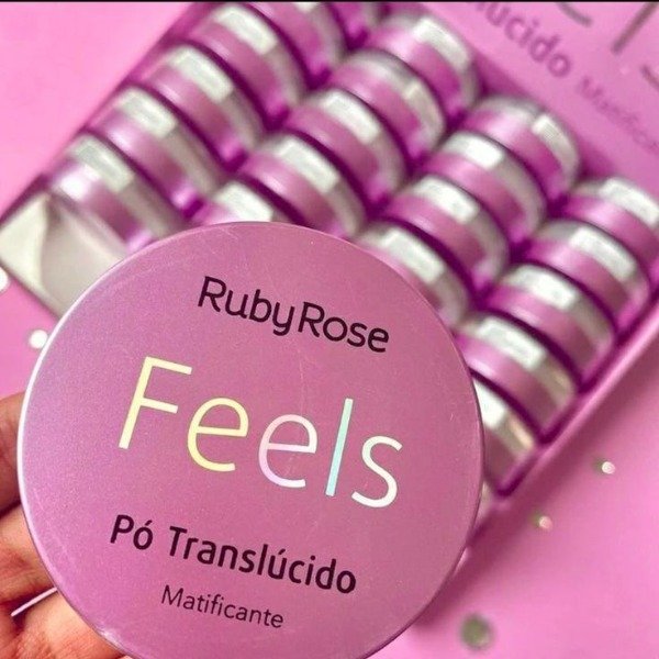Producto - Polvo feels ruby rose traslucido