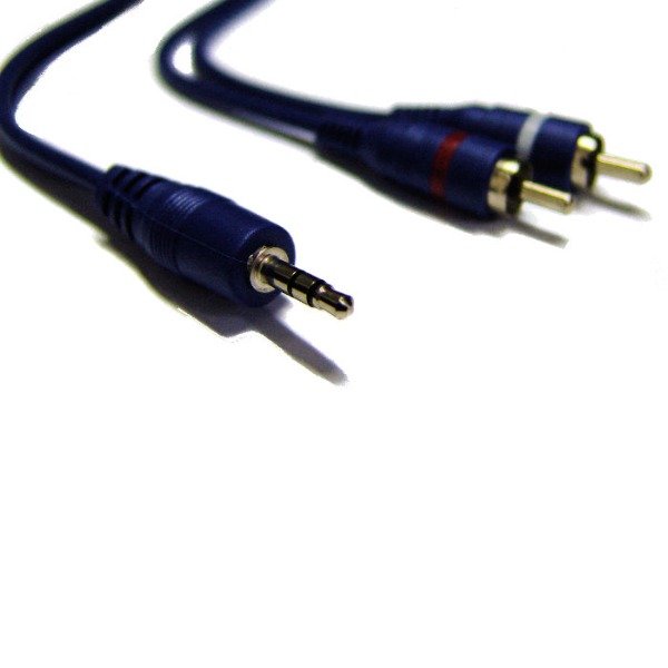 Producto - CABLE - 3451 - 3.5ST / 2 RCA X 2MT "JAHRO"
