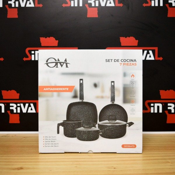 Producto - JUEGO DE COCINA 7PCS 30136475