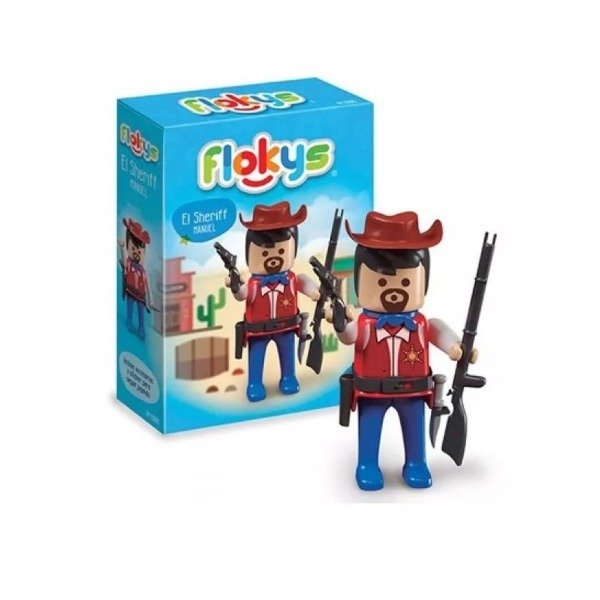 Producto - MUÑECO ARTICULADO FLOKYS EL SHERIFF
