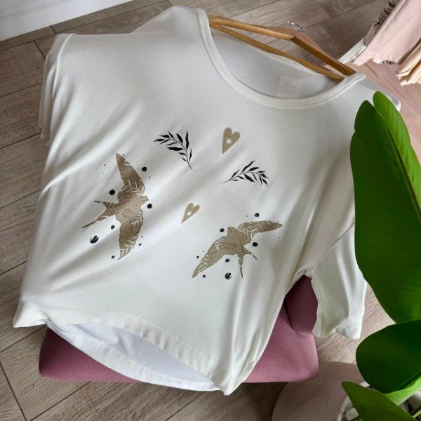 Producto - Remera estampada aves 7789 - 1