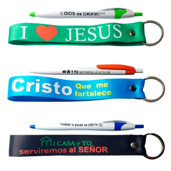 Producto - PROMO KIT "BENIGNIDAD" Llavero Con Arnandela + Birome LolyPop/Tita (PACK X4 KIT)