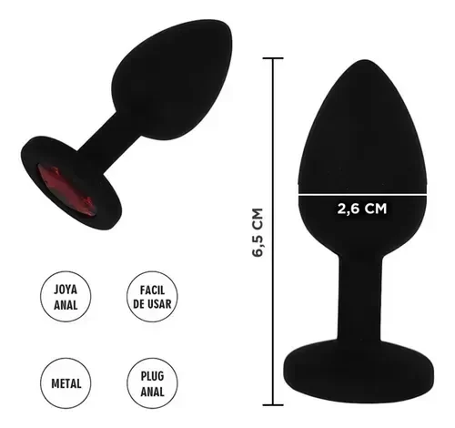 Producto - Eridanus Roja S Joya Anal Siliconada