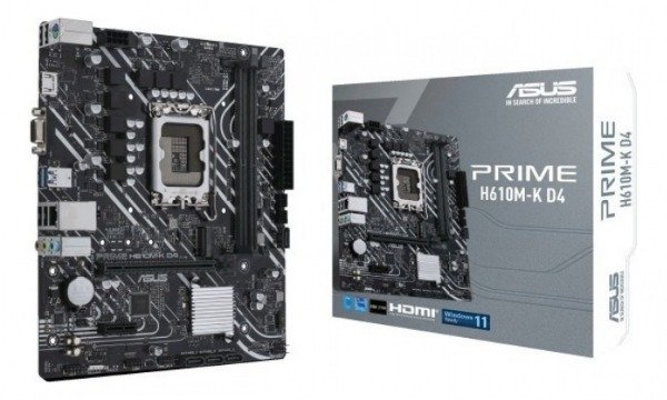 Producto - MOTHER ASUS (LGA1700) PRIME H610M-K D4 CSM