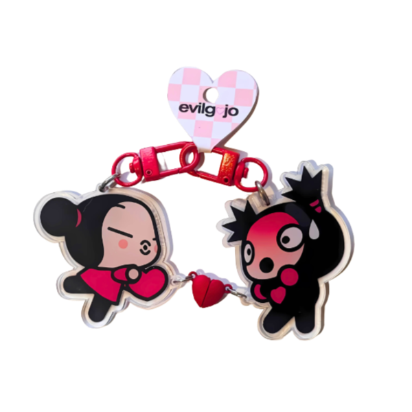 Producto - Pucca y Garu - Llaveros imantados