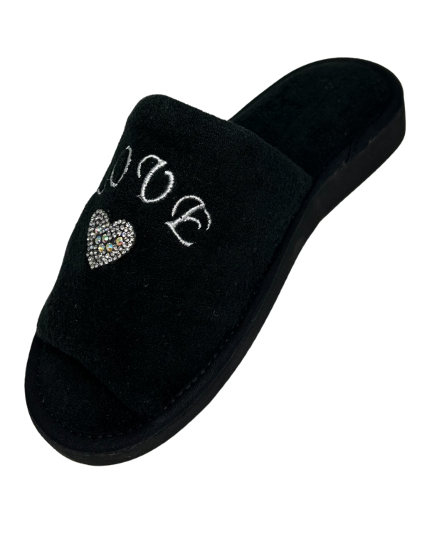 Producto - Pantuflas de Toalla Negra