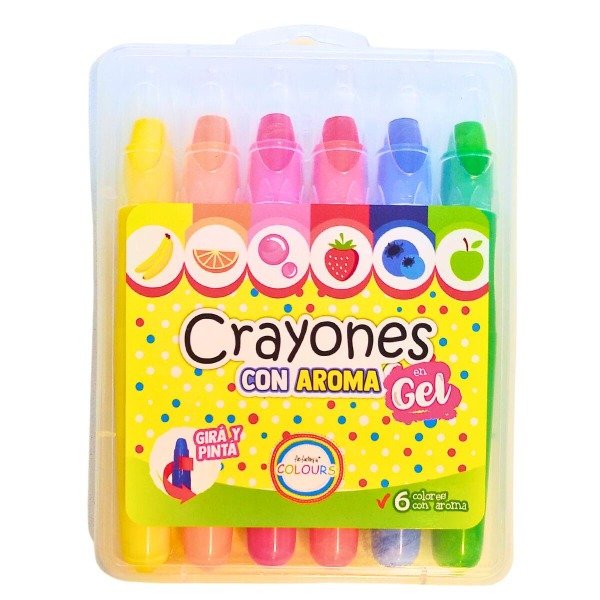 Producto - Crayón Retractil Gel Con aroma X6 6160