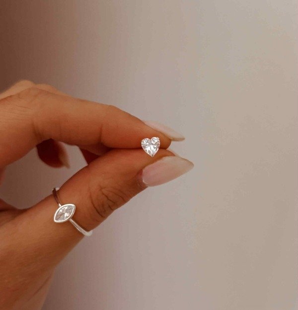Producto - Aro Corazón Cubic 6mm (unidad)