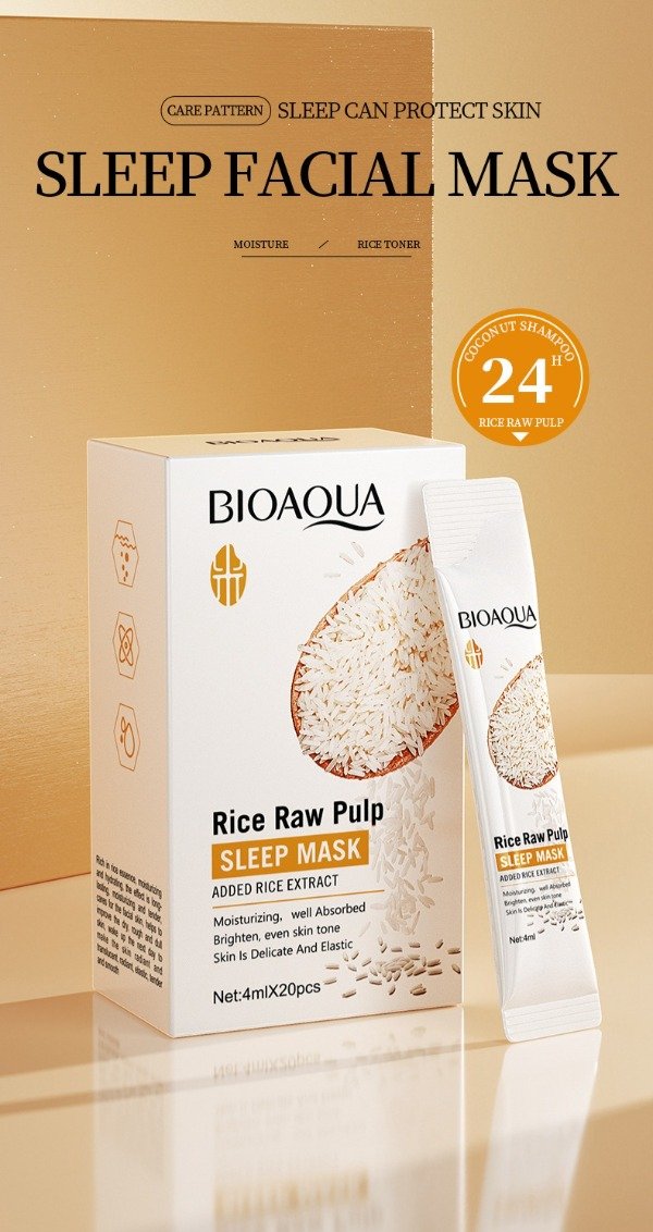 Producto - Sleep mask arroz Bioaqua x5u