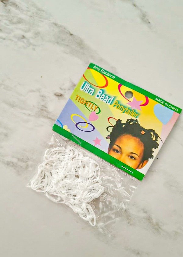 Producto - Gomitas para pelo blancas