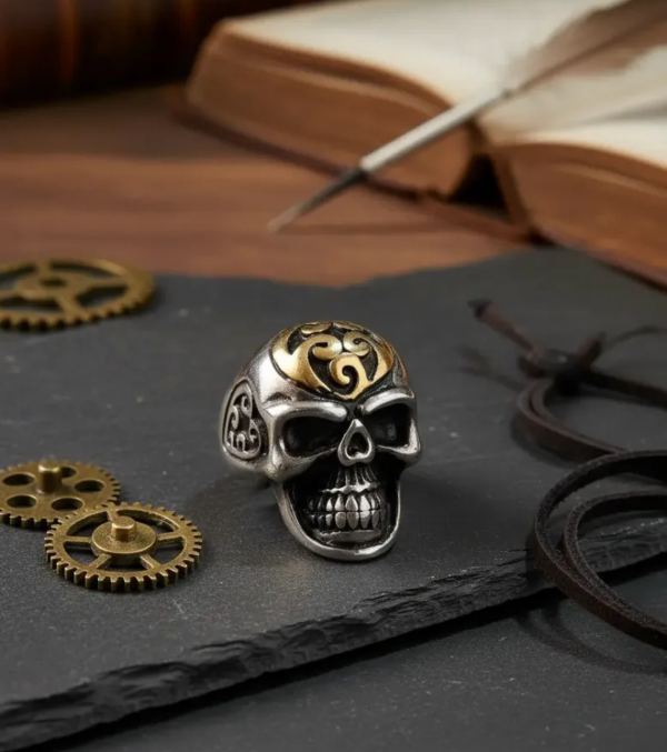 Producto - Anillo skull talle 24 y 25