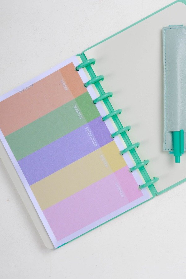 Producto - Repuesto Planificador semanal A5 HORIZONTAL x 30 hojas