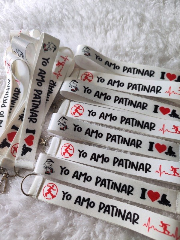 Producto - Llaveros de cinta personalizados (modelo corto)