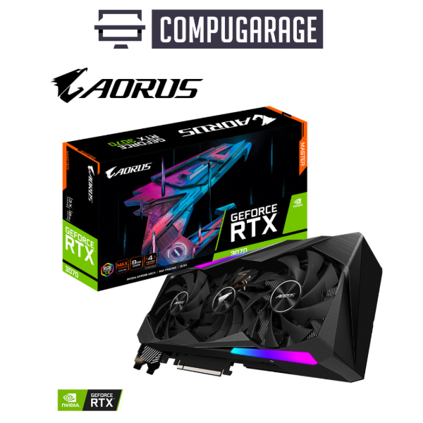 Producto - NVIDIA GEFORCE RTX 3070 TI AURUS MASTER OC 8GB GDDR6 - USADA CON GARANTIA