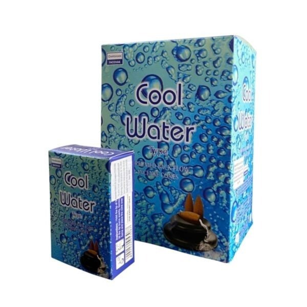 Producto - Conos black flow cascada Darshan cool water x 12 unid.