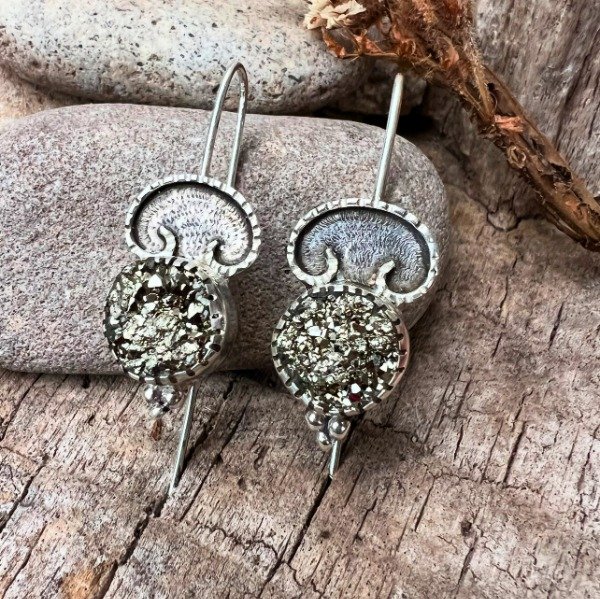 Producto - AROS PASANTES DE DISEÑO PIRITA