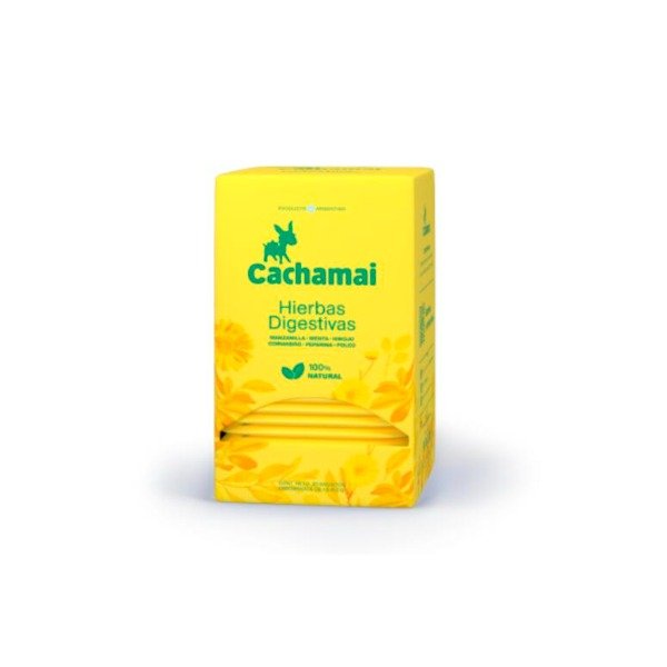 Producto - Te Amarillo Hierbas Digestivas x 180g SIN TACC - Cachamai