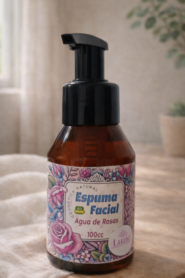 Producto - Espuma Facial de limpieza Agua de Rosas 125cc