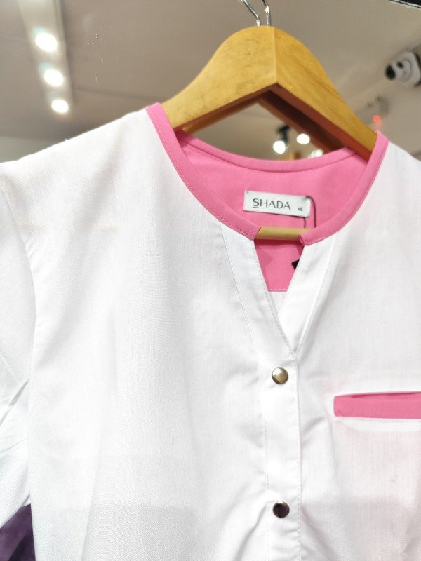 Producto - Chaqueta Margot Blanca Y Rosa ( TALLE XS , L)