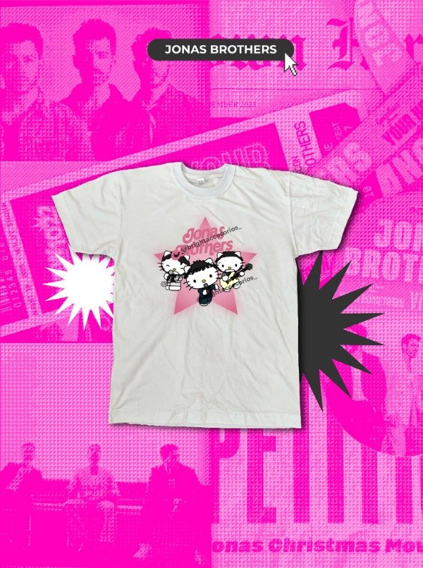 Producto - Remera Kittys Jonas Brothers - FANGIRLS