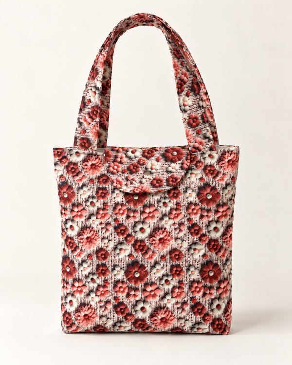 Producto - Bolso estilo matero floreado