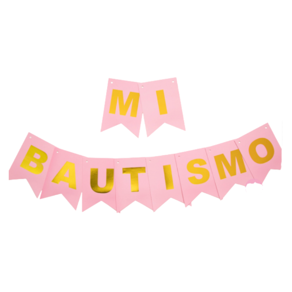 Producto - Banderin liso "Mi bautismo" - 1