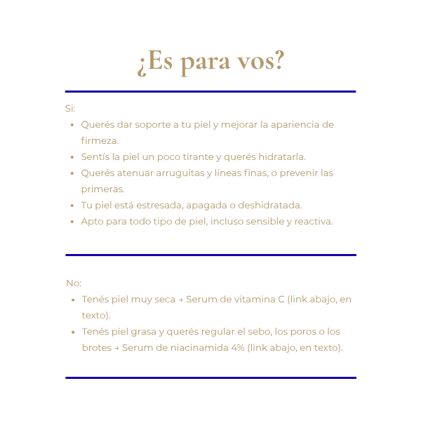 Producto - Serum Péptidos de Cobre, Lisado de Levaduras y Ácido Hialurónico - 1