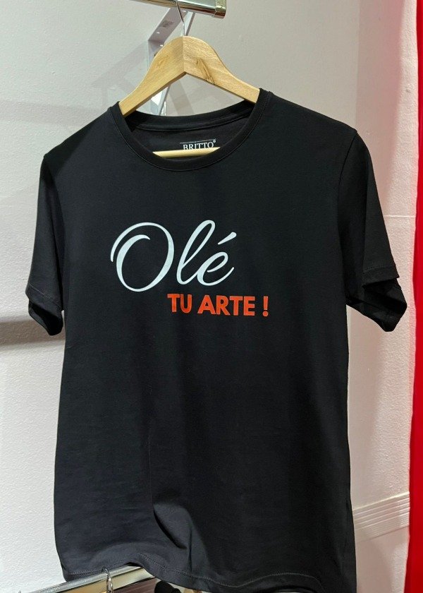 Producto - Remera Básica Estampa Olé tu Arte Talle S