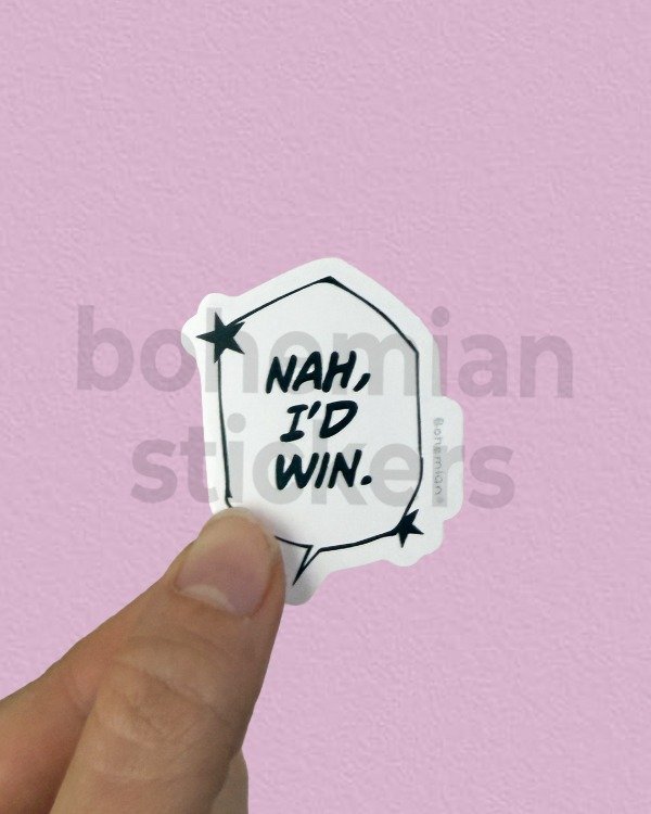 Producto - NAH, ID WIN  - Sticker Individual de Jujutsu Kaisen